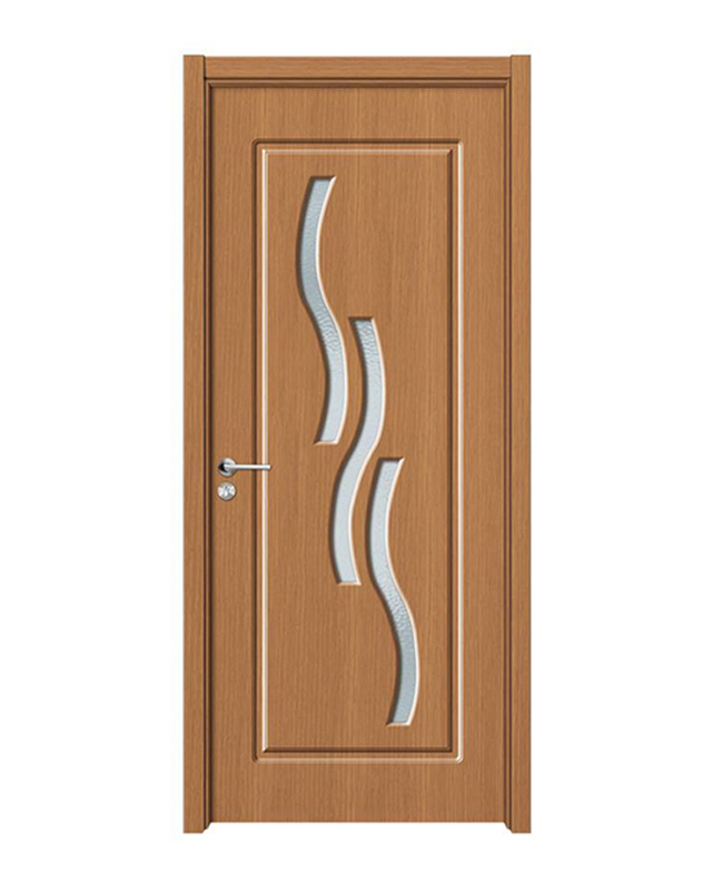 HBW-063 Wood Ripple Contour Pvc Interior Door